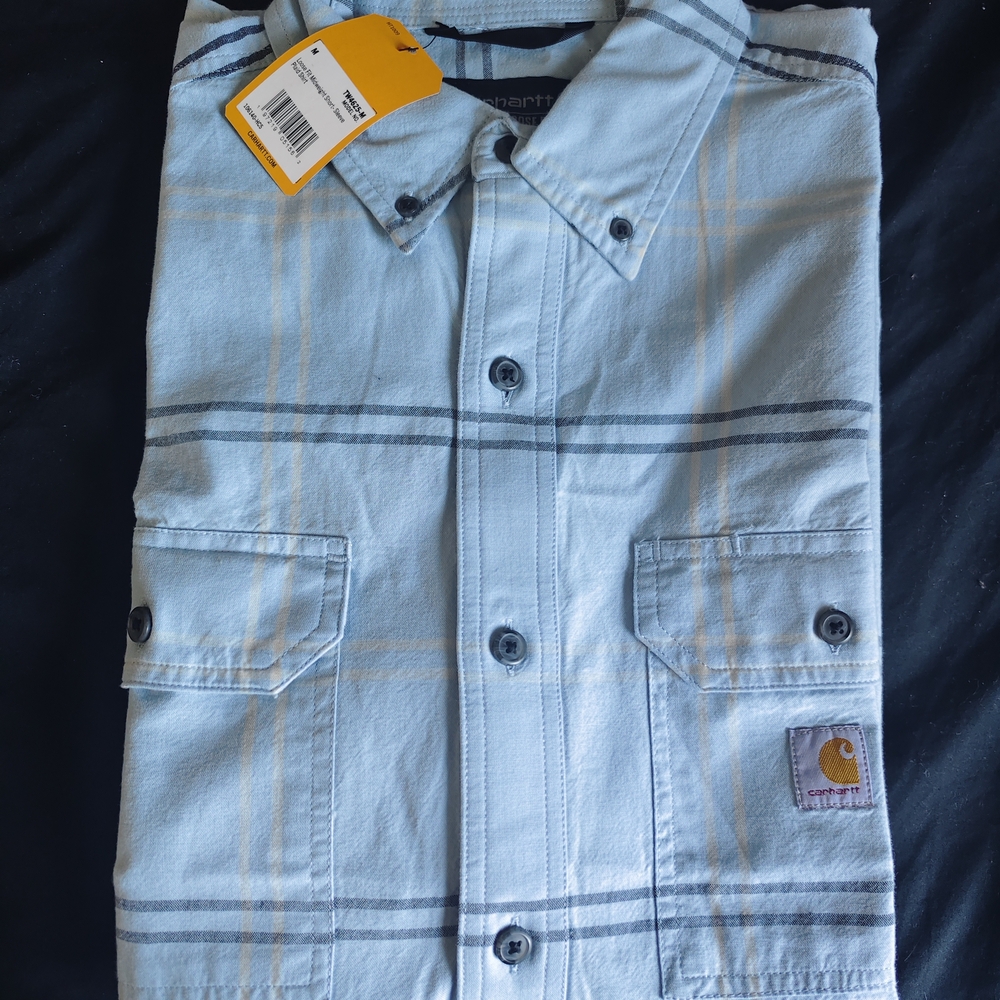 Carhartt Blue Lightweight Shirt Jacket